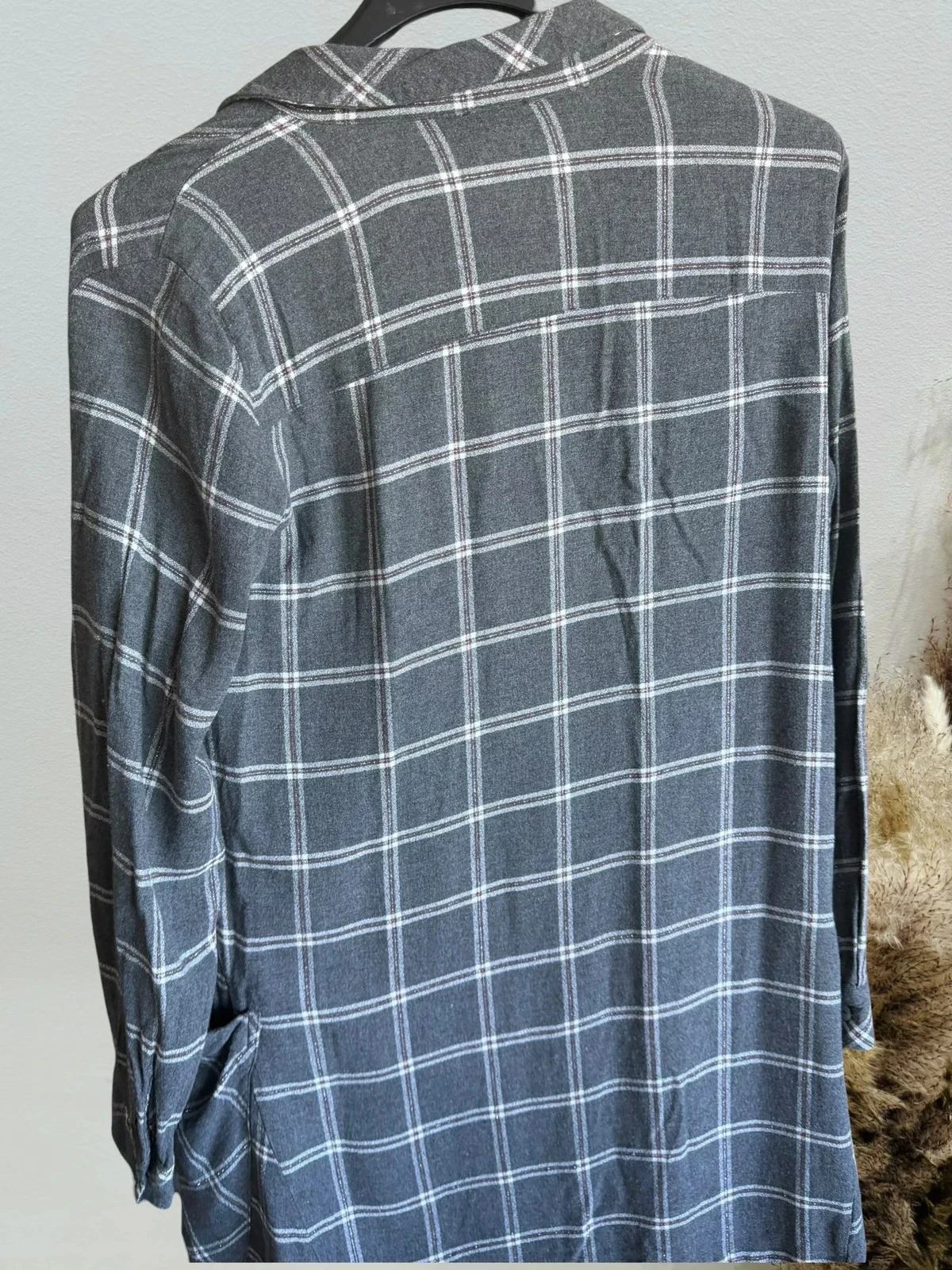 damesoverhemd over tuniek shirt Zara in ruiten T34/XS – photo 6